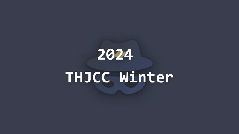 THJCC 2024 Winter Writeup